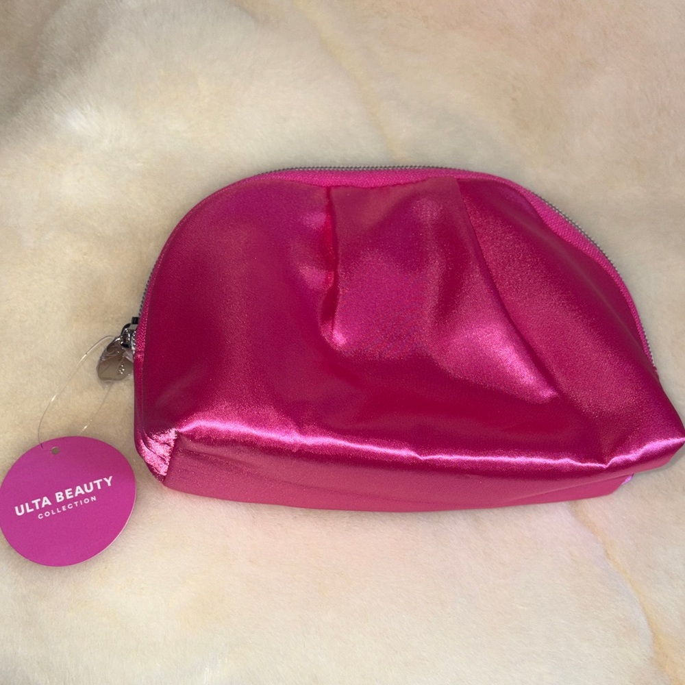 Bundle 4 for $15 Ulta Beauty Satin Fuchsia Cosmetic Pouch
